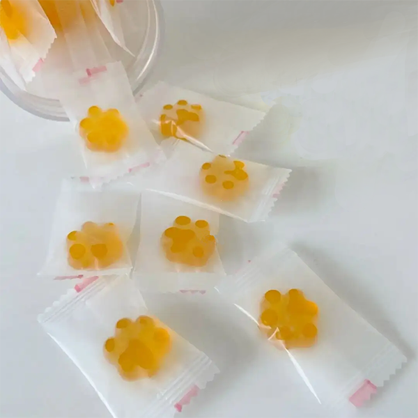  paw shape soft candy