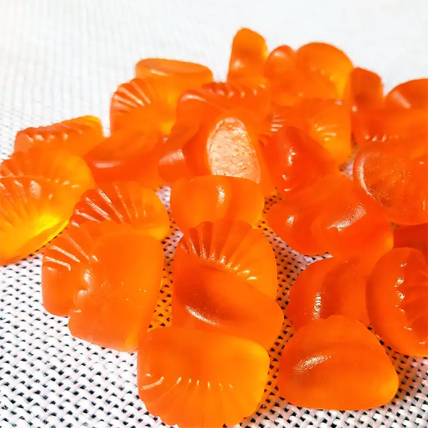 Orange soft candy