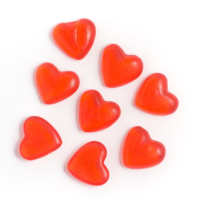 heart shape soft candy